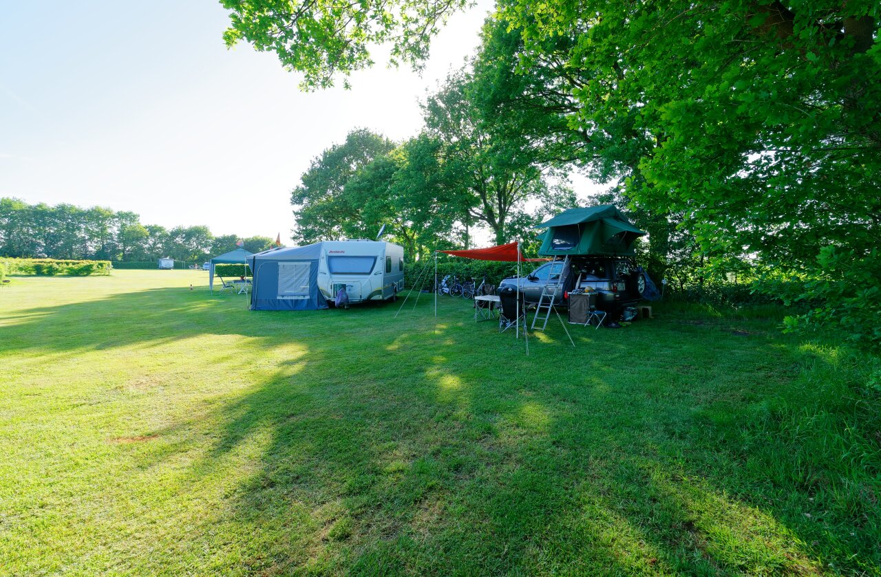 Zelten in Friesland an der Nordsee