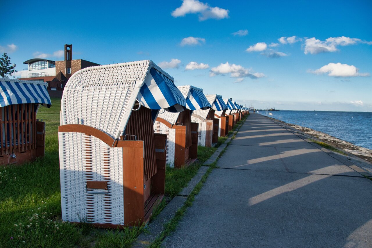 Strandkörbe in Wilhelmshaven